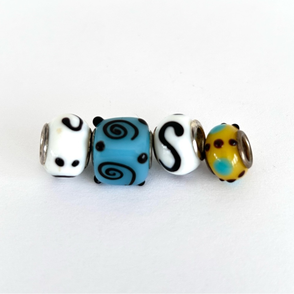 Colorful Glass Beads for Charm Bracelets